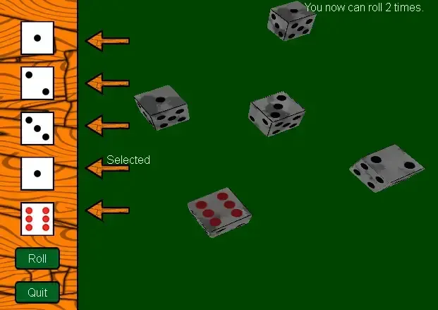 3D Yahtzee